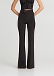 High waisted bell trousers