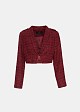 Tweed cropped bolero