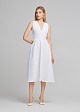 Μidi flared dress in A line