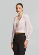 Long sleeve blouse in decorative chains