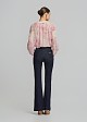 Printed blouse in A line and tie