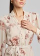 Rochie cu print și decolteu în V
