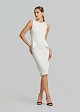 Μίντι φόρεμα με peplum