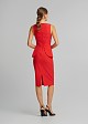 Μίντι φόρεμα με peplum