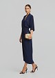 Maxi Lurex dress with ruffles