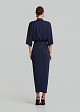 Maxi Lurex dress with ruffles