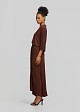 Maxi Lurex dress with ruffles