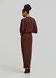 Maxi Lurex dress with ruffles