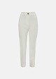 Cigarette trousers in elastic waist