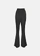 High waisted flare trousers in chain