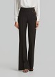 High waisted flare trousers in chain