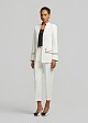Crepe blazer in contrast