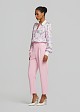 Printed shirt with a satin look