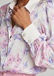Printed shirt with a satin look