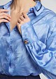 Printed shirt in satin look