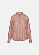 Jacquard mousseline shirt