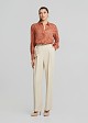 Jacquard mousseline shirt