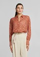 Jacquard mousseline shirt
