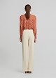 Jacquard mousseline shirt